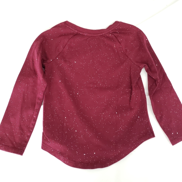 Sparkly Maroon Top (5T) - Picture 3 of 5